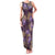 Hawaii Family Matching Tank Maxi Dress and Hawaiian Shirt Purple Polynesian Monstera Patterns - Polynesian Pride