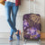 Hawaii Luggage Cover Purple Polynesian Monstera Patterns - Polynesian Pride
