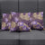Hawaii Pillow Cover Purple Polynesian Monstera Patterns - Polynesian Pride