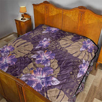 Hawaii Quilt Purple Polynesian Monstera Patterns DT05 - Polynesian Pride