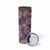 Hawaii Skinny Tumbler Purple Polynesian Monstera Patterns - Polynesian Pride