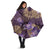 Hawaii Umbrella Purple Polynesian Monstera Patterns - Polynesian Pride