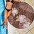 Hawaii Beach Blanket Brown Polynesian Monstera Patterns - Polynesian Pride