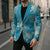 Hawaii Blazer Teal Polynesian Monstera Patterns - Polynesian Pride