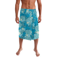 Hawaii Lavalava Teal Polynesian Monstera Patterns - Polynesian Pride