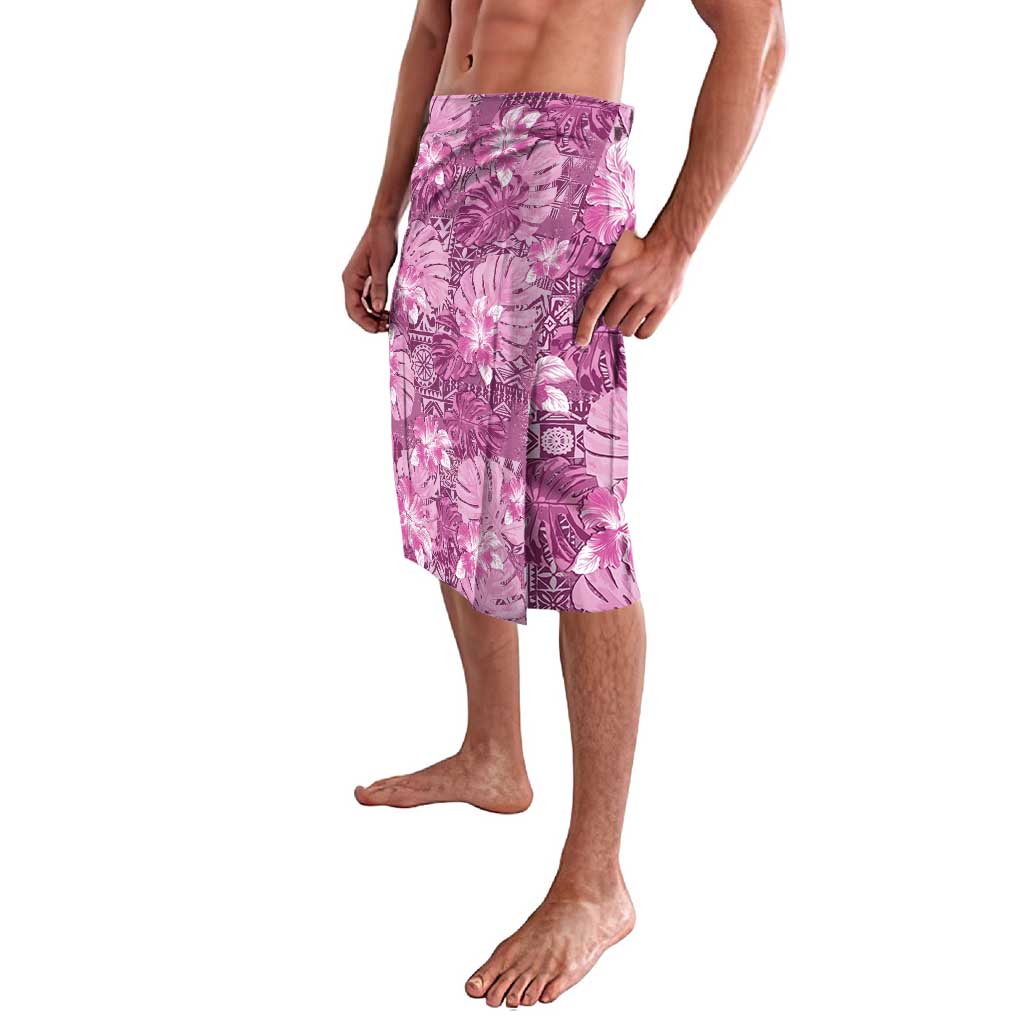 Hawaii Lavalava Magenta Polynesian Monstera Patterns - Polynesian Pride