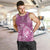 Hawaii Men Tank Top Magenta Polynesian Monstera Patterns - Polynesian Pride