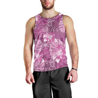 Hawaii Men Tank Top Magenta Polynesian Monstera Patterns DT05 - Polynesian Pride