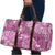 Hawaii Travel Bag Magenta Polynesian Monstera Patterns - Polynesian Pride