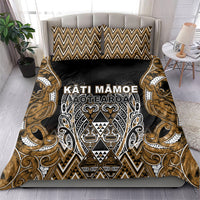 Aotearoa Kati Mamoe Bedding Set Maori Brown Tribal Paua Shell Pattern DT05 - Polynesian Pride