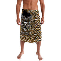 Aotearoa Kati Mamoe Lavalava Maori Brown Tribal Paua Shell Pattern DT05 Brown - Polynesian Pride