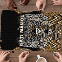 Aotearoa Kati Mamoe Puzzle Maori Brown Tribal Paua Shell Pattern DT05 - Polynesian Pride