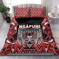 Aotearoa Ngapuhi Bedding Set Maori Red Tribal Paua Shell Pattern DT05 - Polynesian Pride