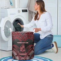 New Zealand Waitangi Day Laundry Basket Te Tiriti O Waitangi 1840 - Polynesian Pride