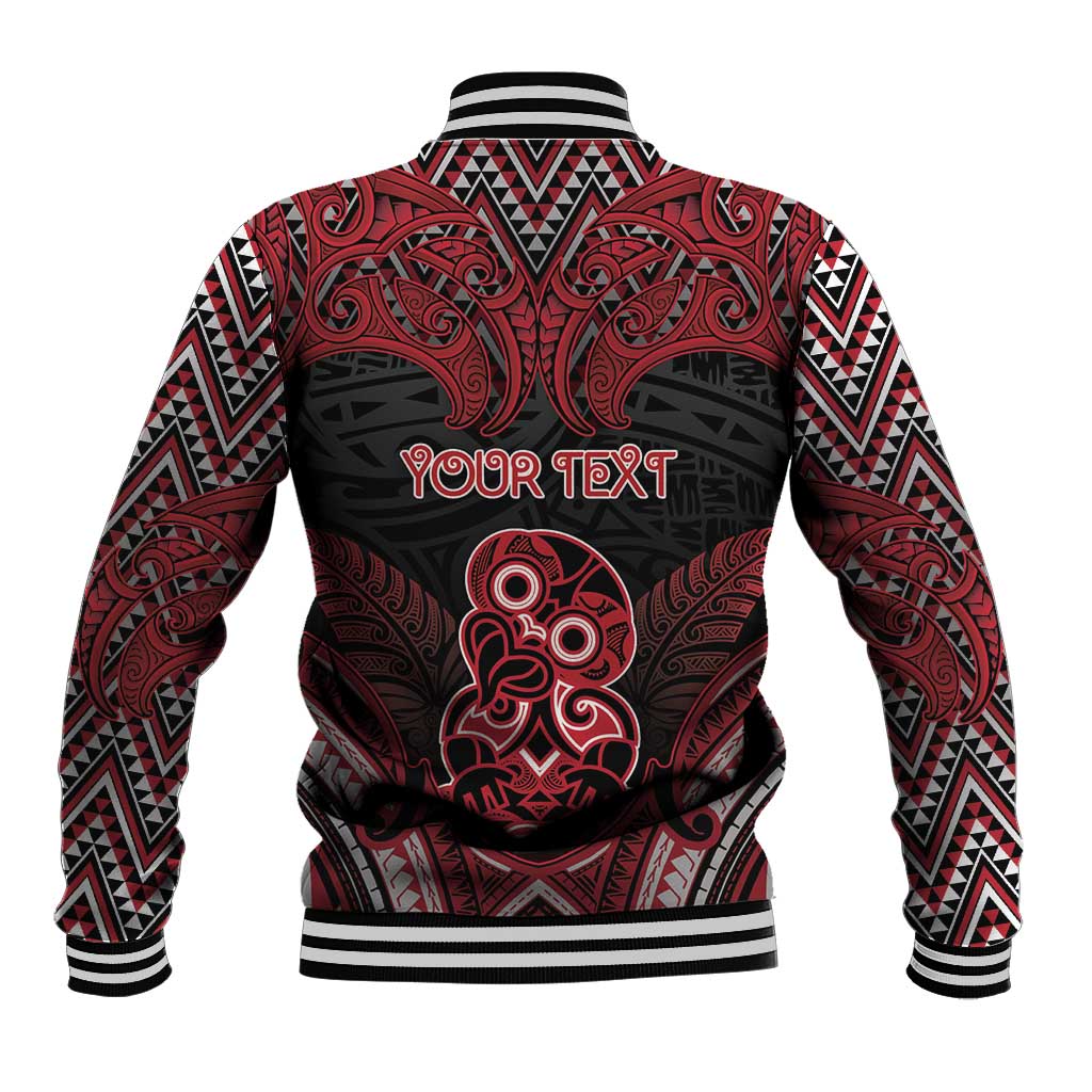 Personalised New Zealand Waitangi Day Baseball Jacket Te Tiriti O Waitangi 1840 - Polynesian Pride