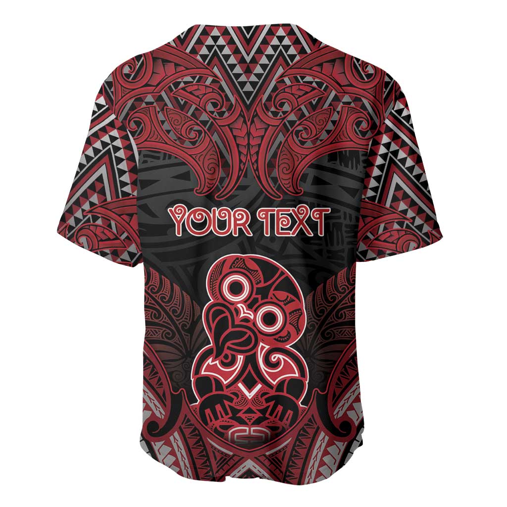Personalised New Zealand Waitangi Day Baseball Jersey Te Tiriti O Waitangi 1840 - Polynesian Pride