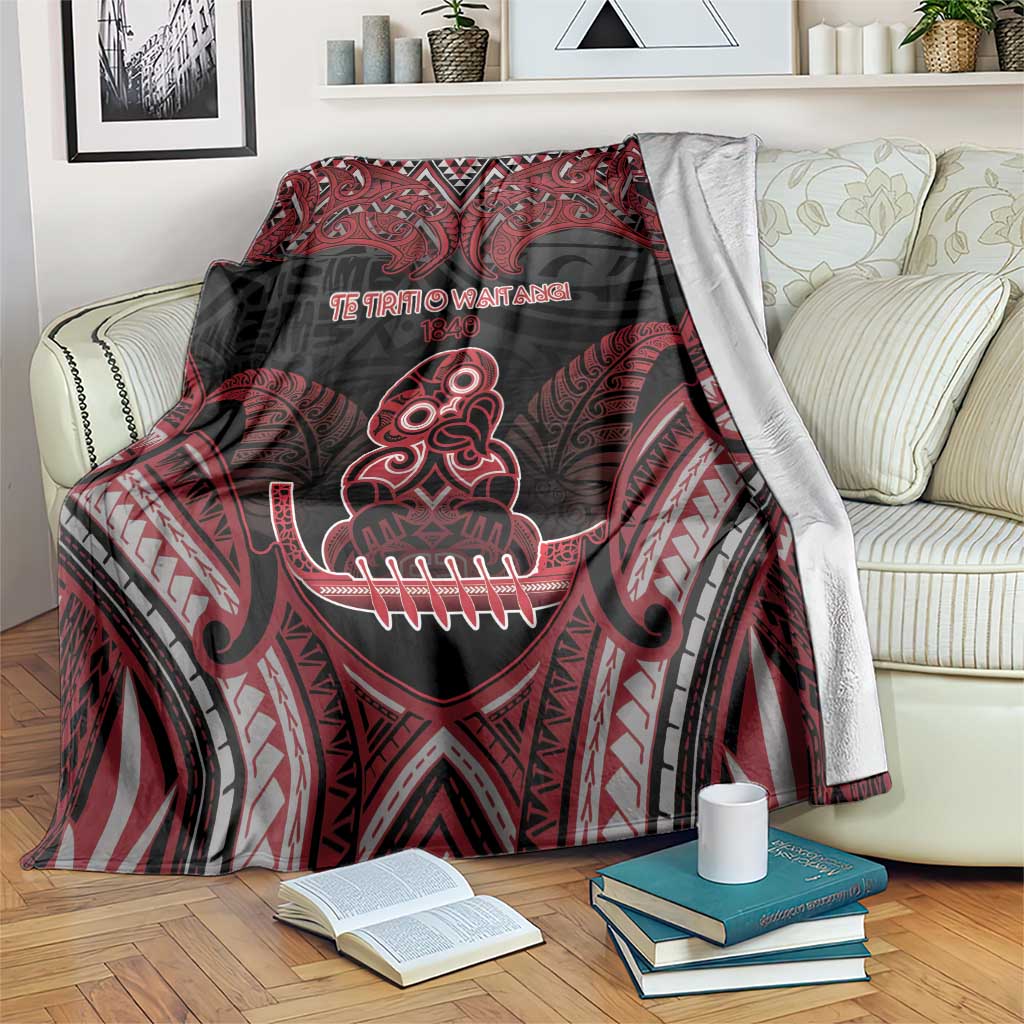 New Zealand Waitangi Day Blanket Te Tiriti O Waitangi 1840 - Polynesian Pride