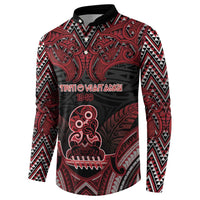 Personalised New Zealand Waitangi Day Button Sweatshirt Te Tiriti O Waitangi 1840 - Polynesian Pride