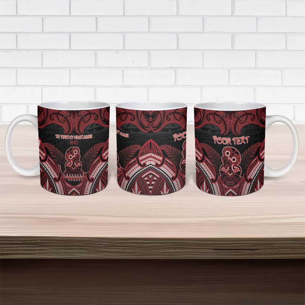 Personalised New Zealand Waitangi Day Ceramic Mug Te Tiriti O Waitangi 1840 - Polynesian Pride