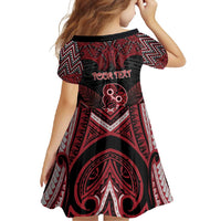 Personalised New Zealand Waitangi Day Family Matching Mermaid Dress and Hawaiian Shirt Te Tiriti O Waitangi 1840 DT05 - Polynesian Pride
