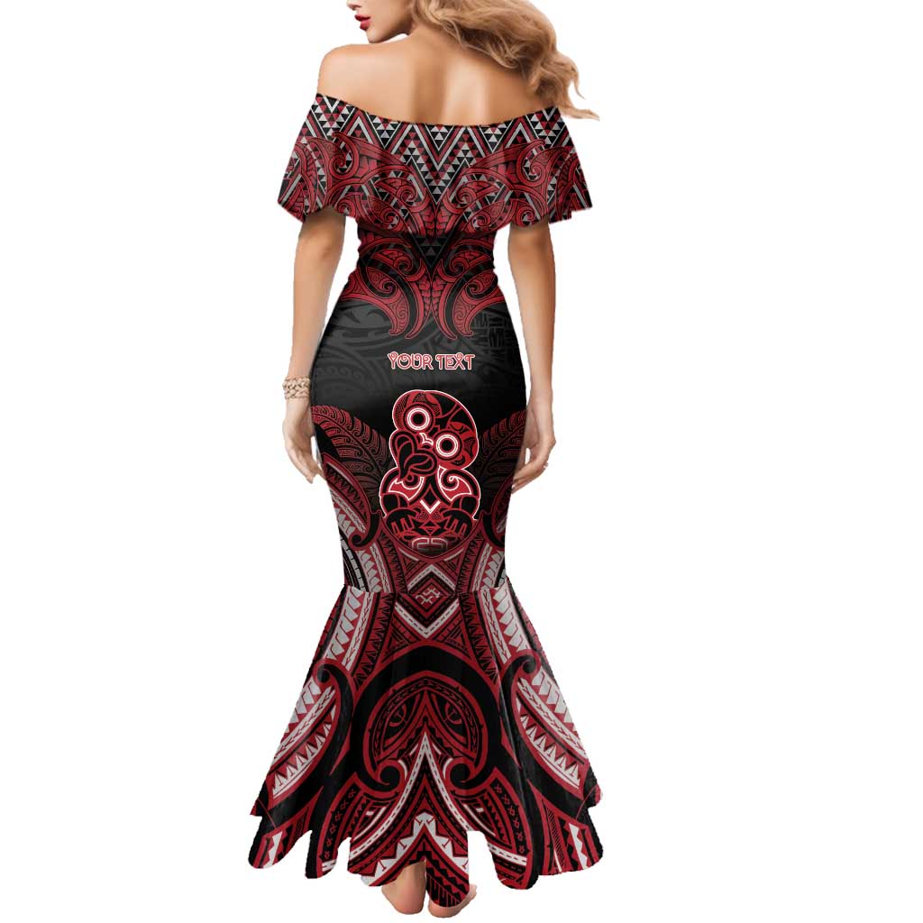Personalised New Zealand Waitangi Day Family Matching Mermaid Dress and Hawaiian Shirt Te Tiriti O Waitangi 1840 DT05 - Polynesian Pride