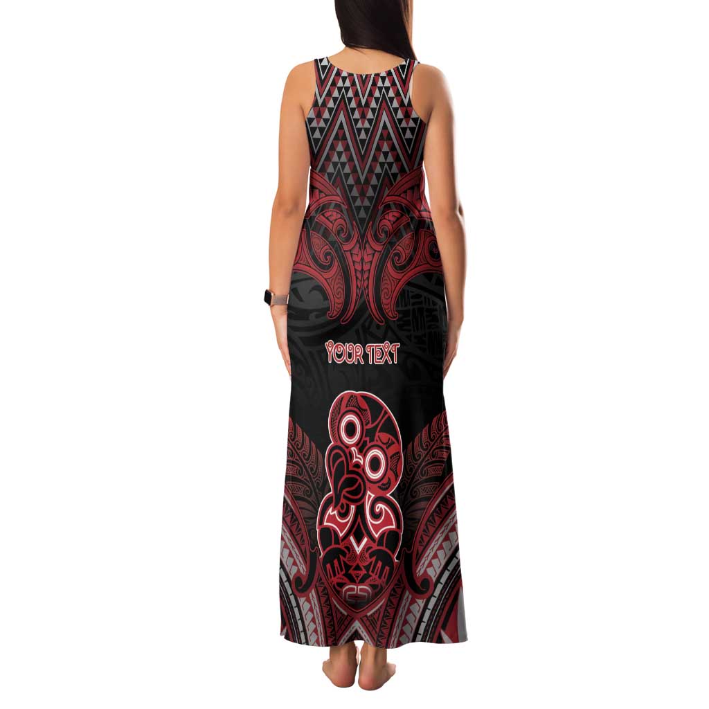 Personalised New Zealand Waitangi Day Family Matching Tank Maxi Dress and Hawaiian Shirt Te Tiriti O Waitangi 1840 DT05 - Polynesian Pride