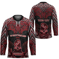 Personalised New Zealand Waitangi Day Hockey Jersey Te Tiriti O Waitangi 1840 - Polynesian Pride