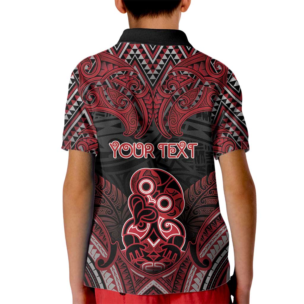Personalised New Zealand Waitangi Day Kid Polo Shirt Te Tiriti O Waitangi 1840 - Polynesian Pride