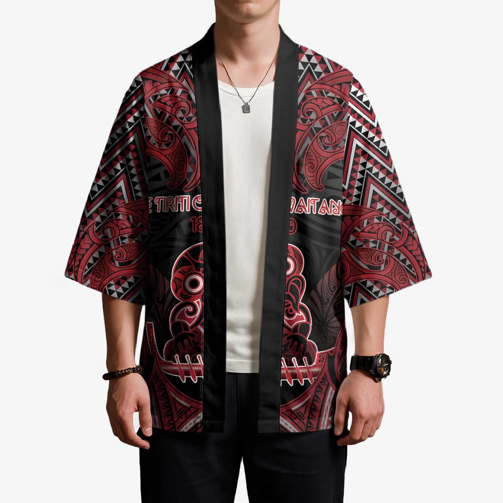 Personalised New Zealand Waitangi Day Kimono Te Tiriti O Waitangi 1840 - Polynesian Pride