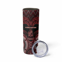 Personalised New Zealand Waitangi Day Skinny Tumbler Te Tiriti O Waitangi 1840 DT05 - Polynesian Pride