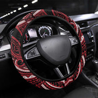 New Zealand Waitangi Day Steering Wheel Cover Te Tiriti O Waitangi 1840 - Polynesian Pride