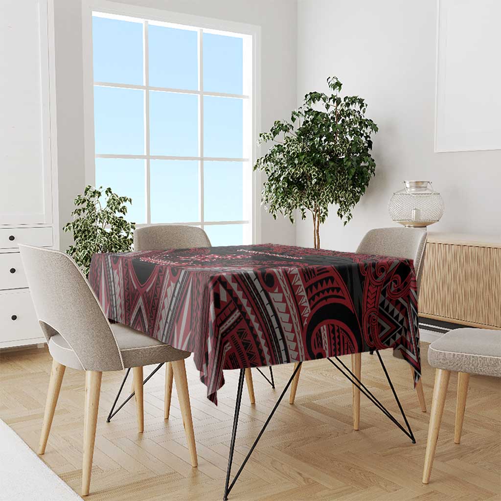 New Zealand Waitangi Day Tablecloth Te Tiriti O Waitangi 1840 - Polynesian Pride
