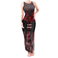 Personalised New Zealand Waitangi Day Tank Maxi Dress Te Tiriti O Waitangi 1840 - Polynesian Pride