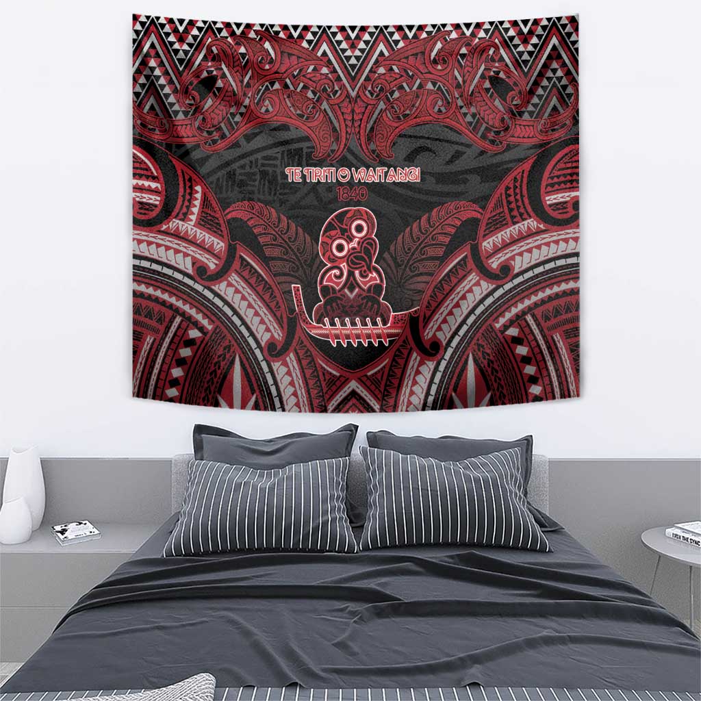 New Zealand Waitangi Day Tapestry Te Tiriti O Waitangi 1840 - Polynesian Pride