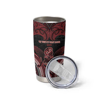 Personalised New Zealand Waitangi Day Tumbler Cup Te Tiriti O Waitangi 1840 - Polynesian Pride