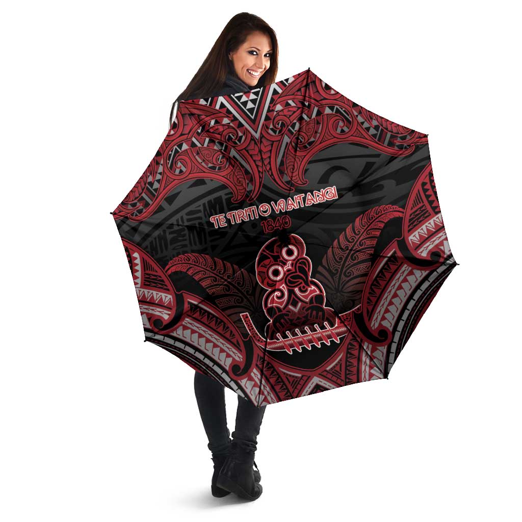 New Zealand Waitangi Day Umbrella Te Tiriti O Waitangi 1840 - Polynesian Pride