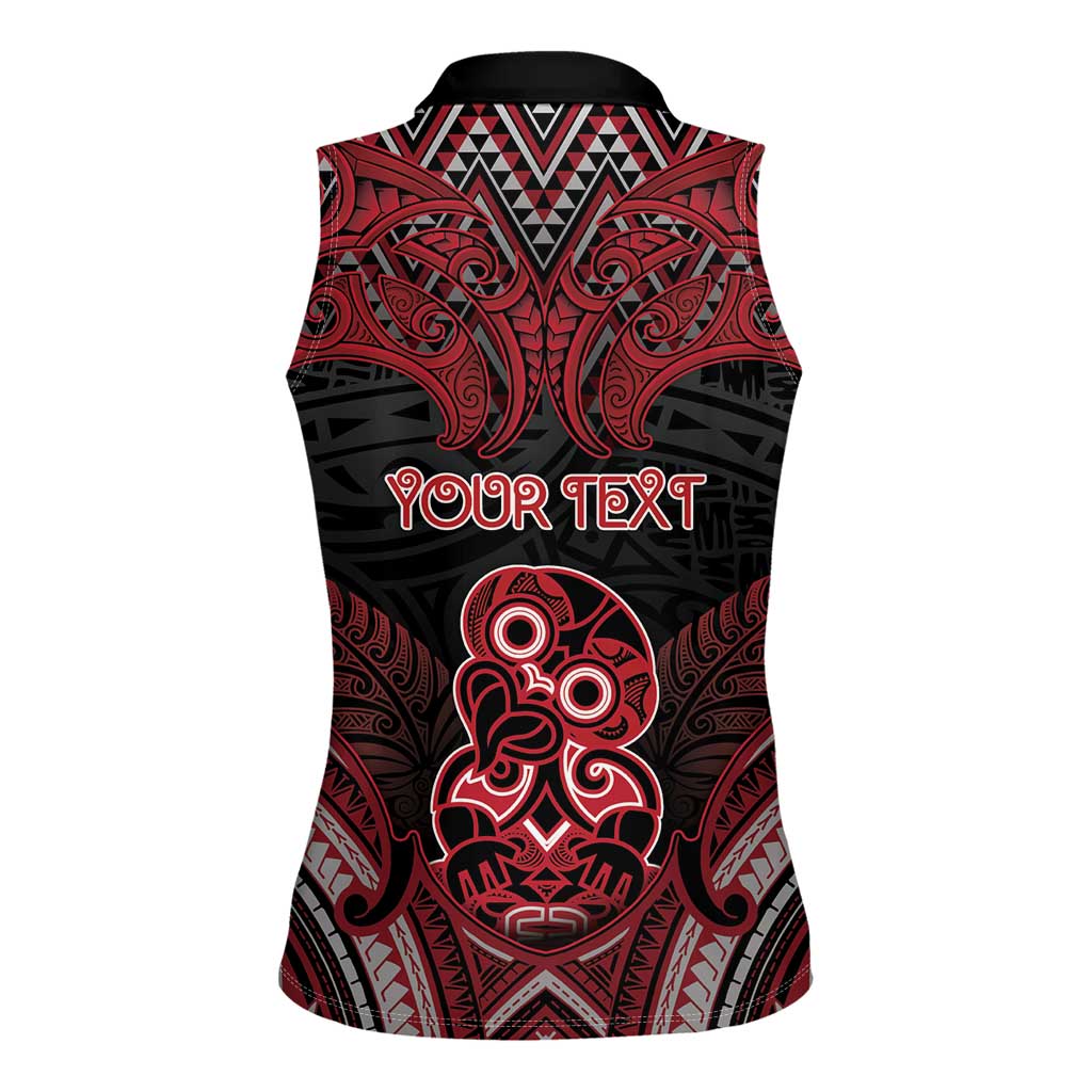 Personalised New Zealand Waitangi Day Women Sleeveless Polo Shirt Te Tiriti O Waitangi 1840 DT05 - Polynesian Pride