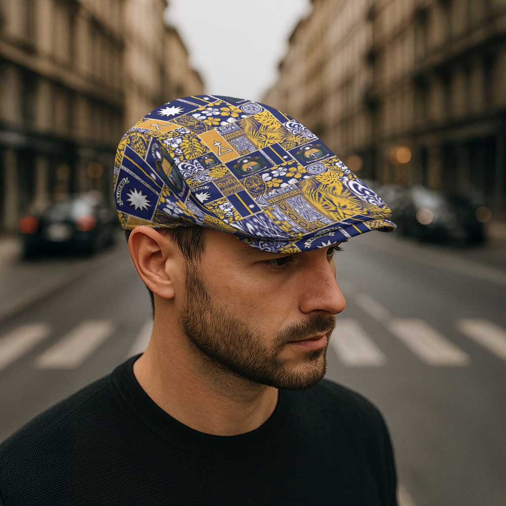 Ekamawir omo Nauru Jeff Hat Pacific Patchwork Xmas Vibes - Polynesian Pride