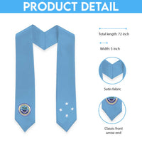 Federated States Of Micronesia Graduation Stole Flag Style