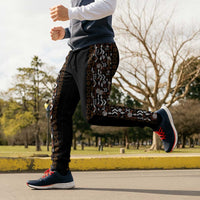 Fiji Bati Jogger Pants Masi-inspired Tapa Pattern LT9 - Polynesian Pride