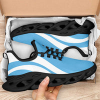 Fiji Clunky Sneakers Flag-Inspired Curve Style