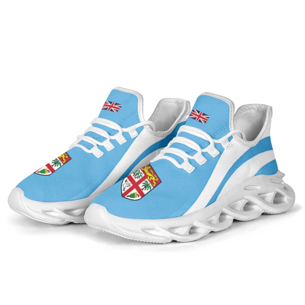 Fiji Clunky Sneakers Flag-Inspired Curve Style