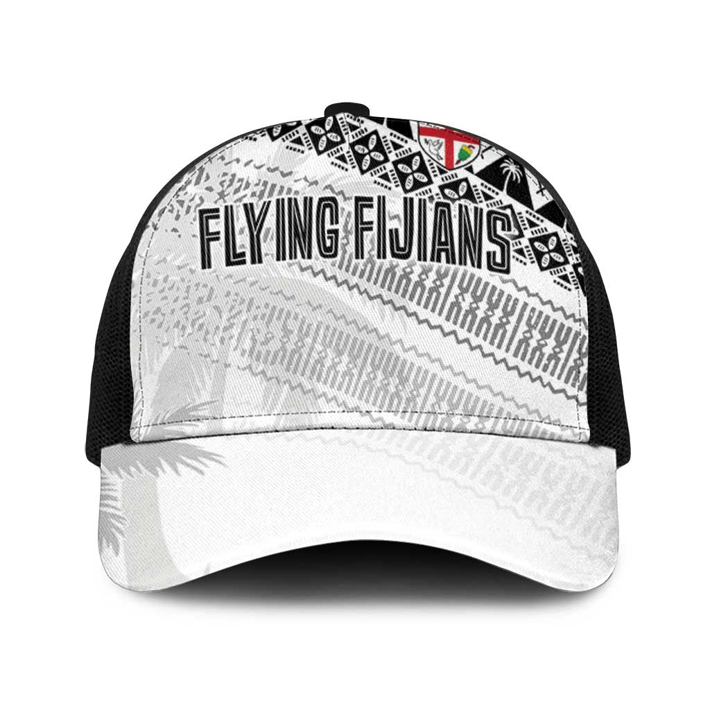 Fiji Rugby Kaiviti Masi Mesh Trucker Cap Black - Polynesian Pride