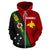 Simbu Papua New Guinea Zip Hoodie Simbu Coat of Arms - Polynesian Pride