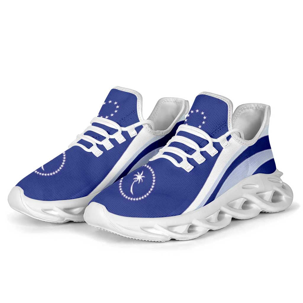 FSM Chuuk Clunky Sneakers Flag-Inspired Curve Style
