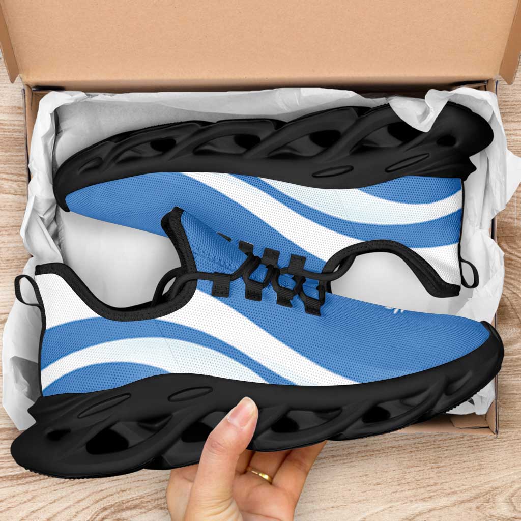 FSM Kosrae Clunky Sneakers Flag-Inspired Curve Style