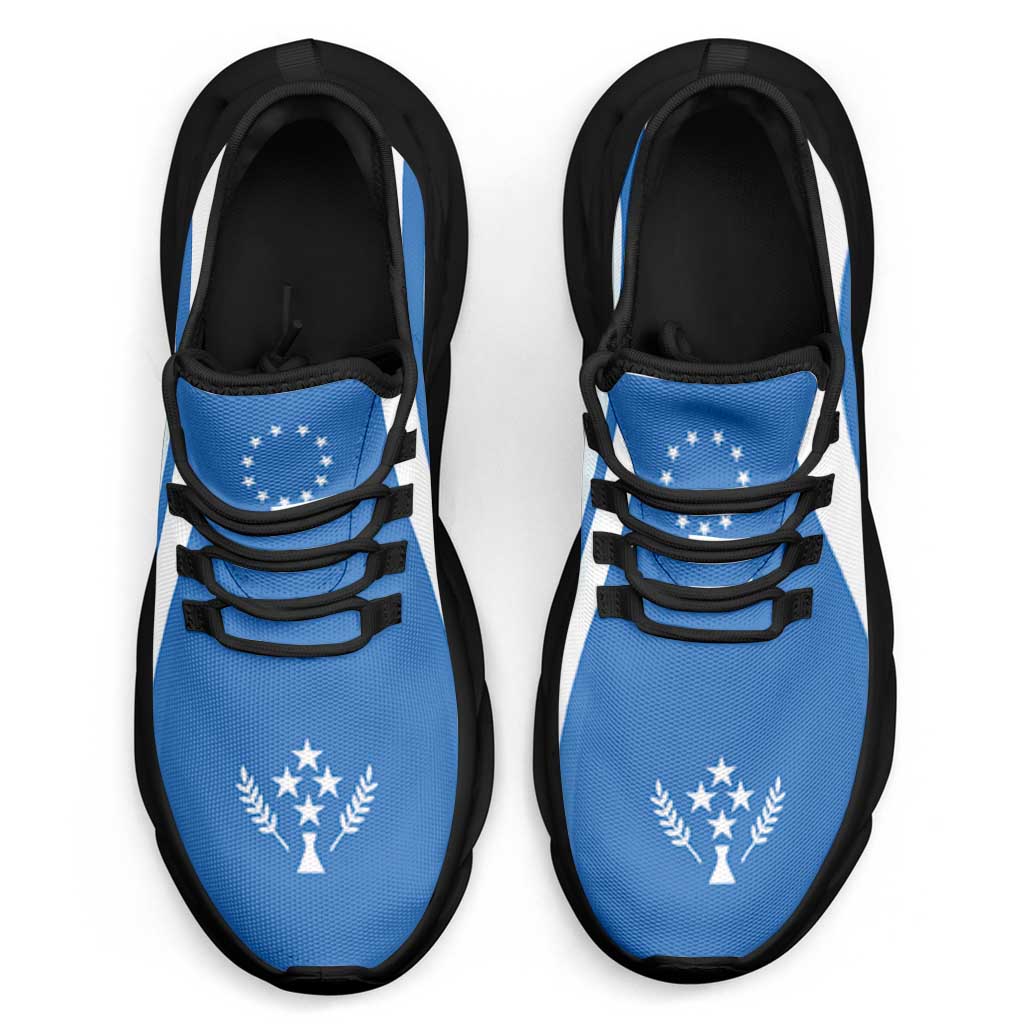FSM Kosrae Clunky Sneakers Flag-Inspired Curve Style