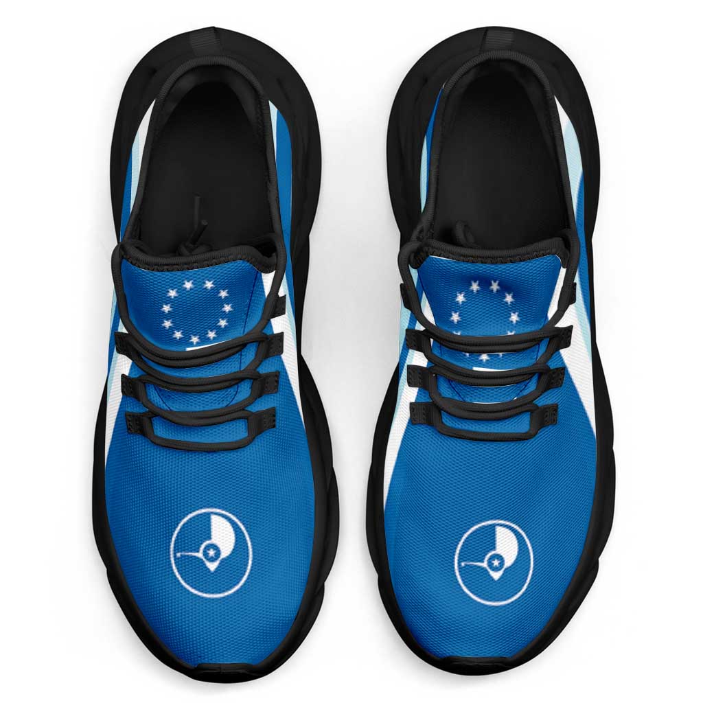 FSM Yap Clunky Sneakers Flag-Inspired Curve Style