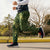 Green Aloha Hawaii Jogger Pants Hawaiian Kakau Ohia Lehua Lei - Polynesian Pride