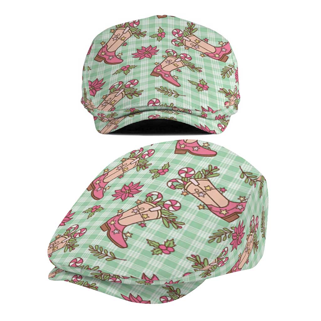 Green Paniolo Palaka Hawaiian Cowgirl Christmas Jeff Hat - Polynesian Pride